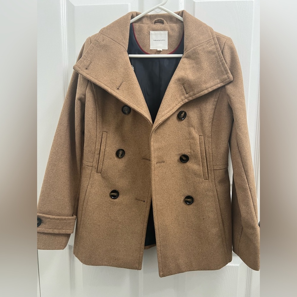 Thread & Supply Double Breasted Peacoat